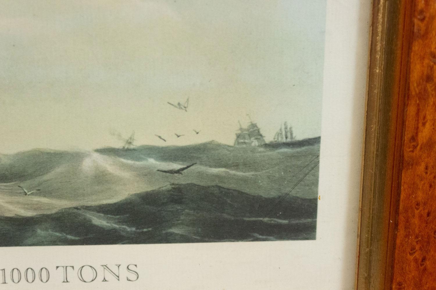 Pareja de barcos ingleses victorianos Man O' War en venta 5
