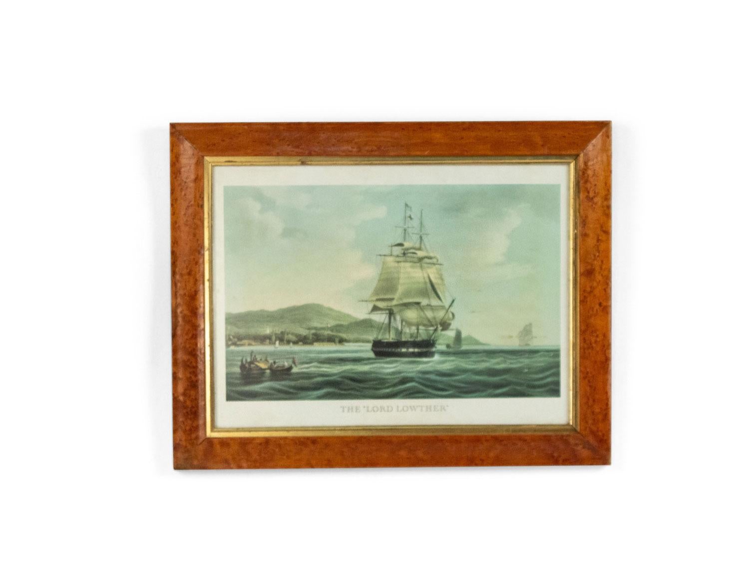Pareja de barcos ingleses victorianos Man O' War Colonial británico en venta