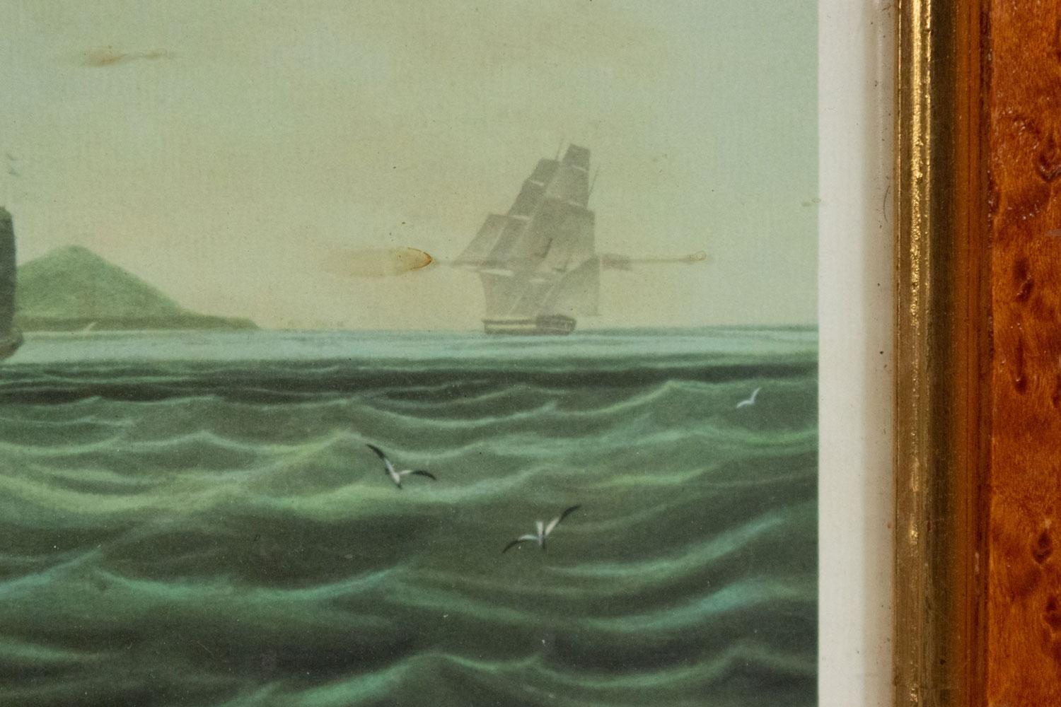 Pareja de barcos ingleses victorianos Man O' War siglo XIX en venta