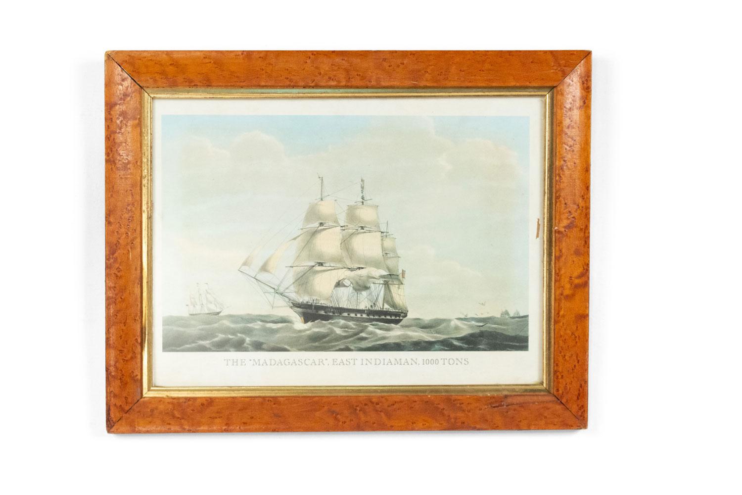 Pareja de barcos ingleses victorianos Man O' War Arce en venta