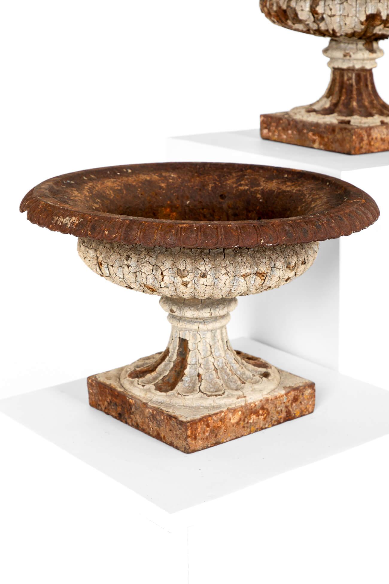 Forgé Paire d'urnes Tazza victoriennes anglaises en vente