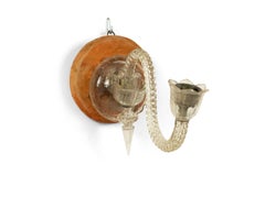 Pair of English Victorian Waterford Crystal Wall Sconces