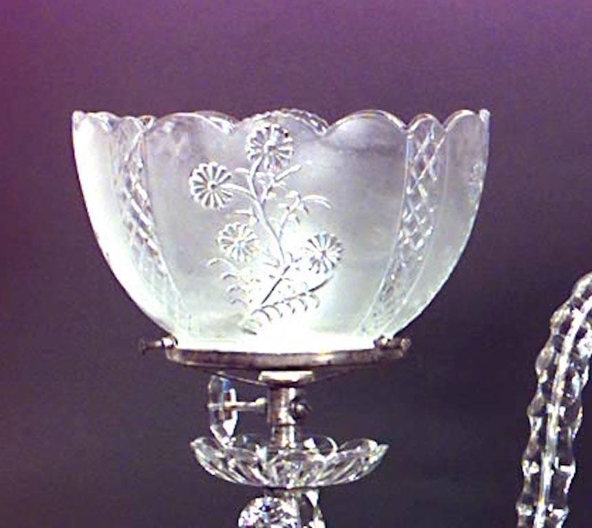 Paar englische viktorianische Waterford-Kristall-Wandleuchter (Englisch) im Angebot