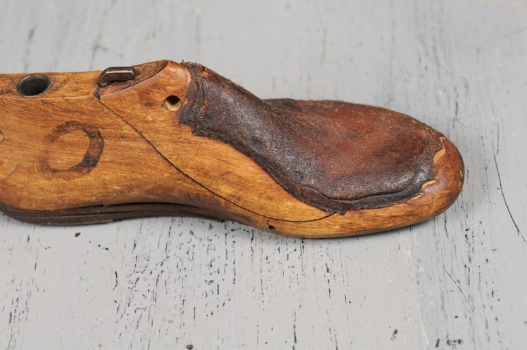 Wooden Cobbler's Shoe Forms - A Pair