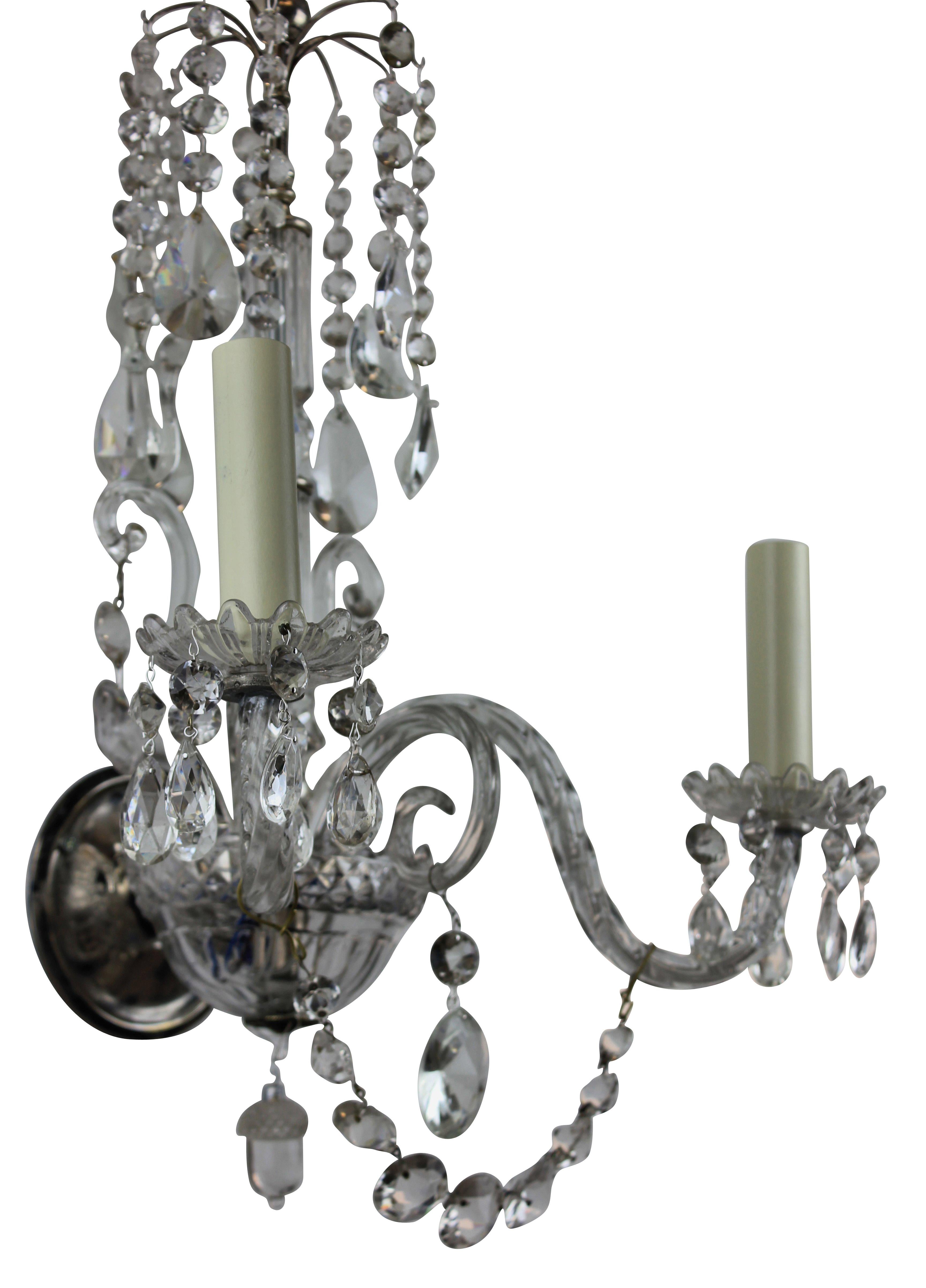 Regency Pair of English Wall Lights