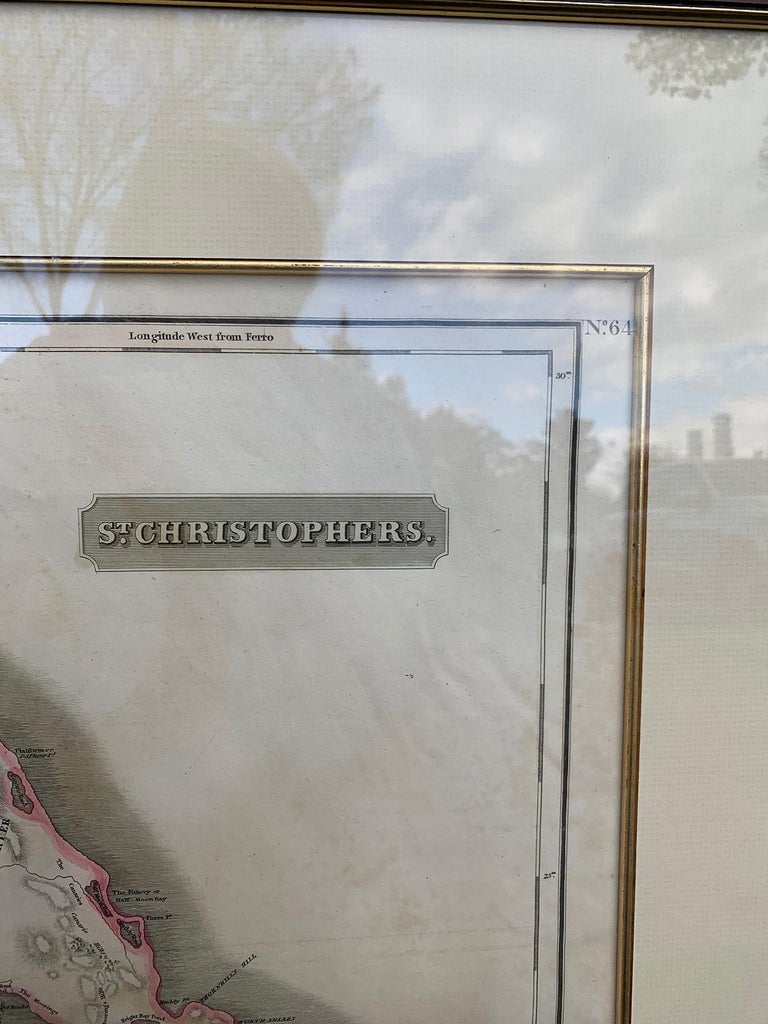 Pair of Engraved Maps by Kirkwood and Son of Edinburgh of West India