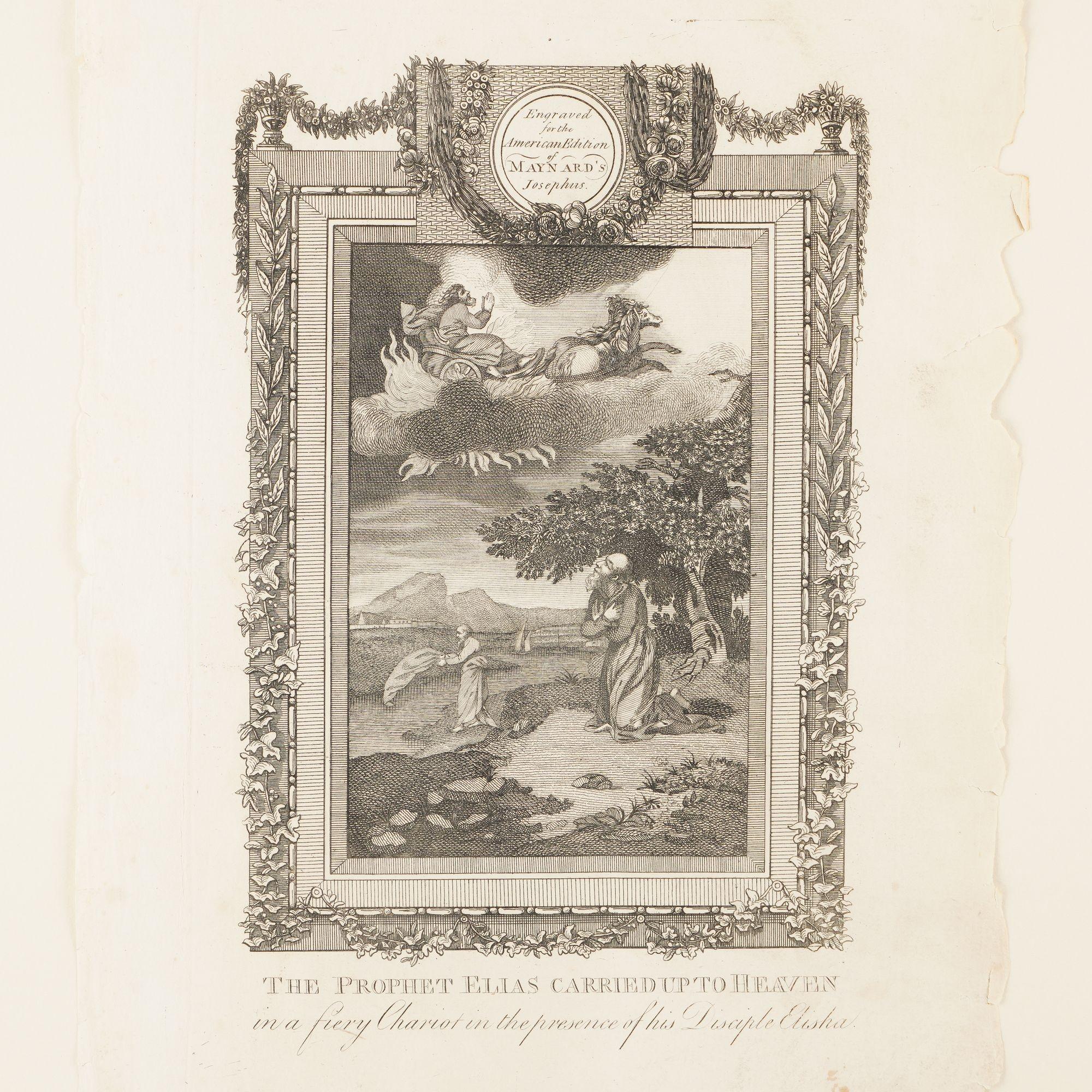 Ein Paar Stiche aus der amerikanischen Ausgabe von Maynards Josephus aus dem Jahr 1795 im Angebot 6