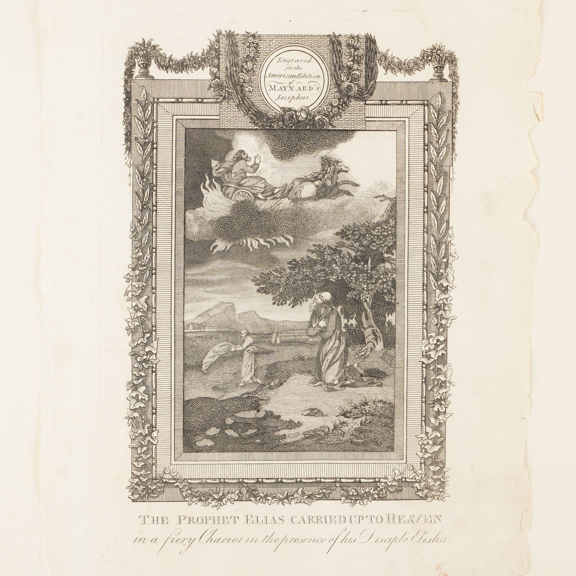 Pair of engravings from the American edition of Maynard's Josephus, 1795 For Sale 6