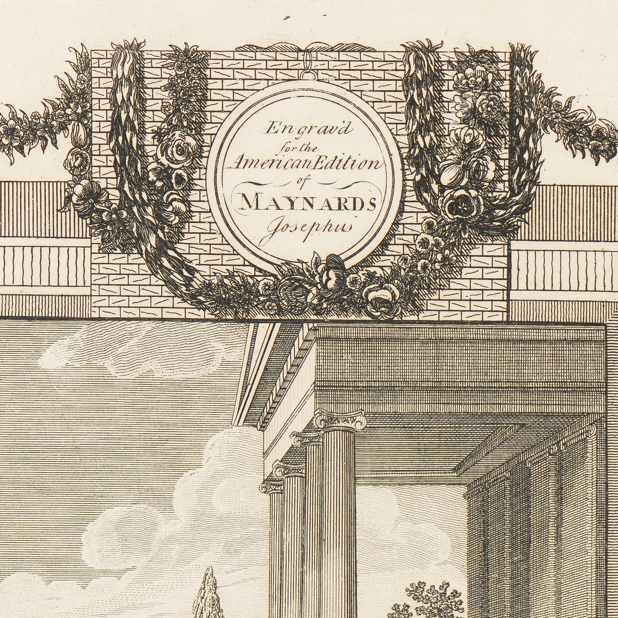 Ein Paar Stiche aus der amerikanischen Ausgabe von Maynards Josephus aus dem Jahr 1795 (Spätes 18. Jahrhundert) im Angebot