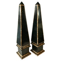 Pair of Enormous Obelisks by Maitland Smith