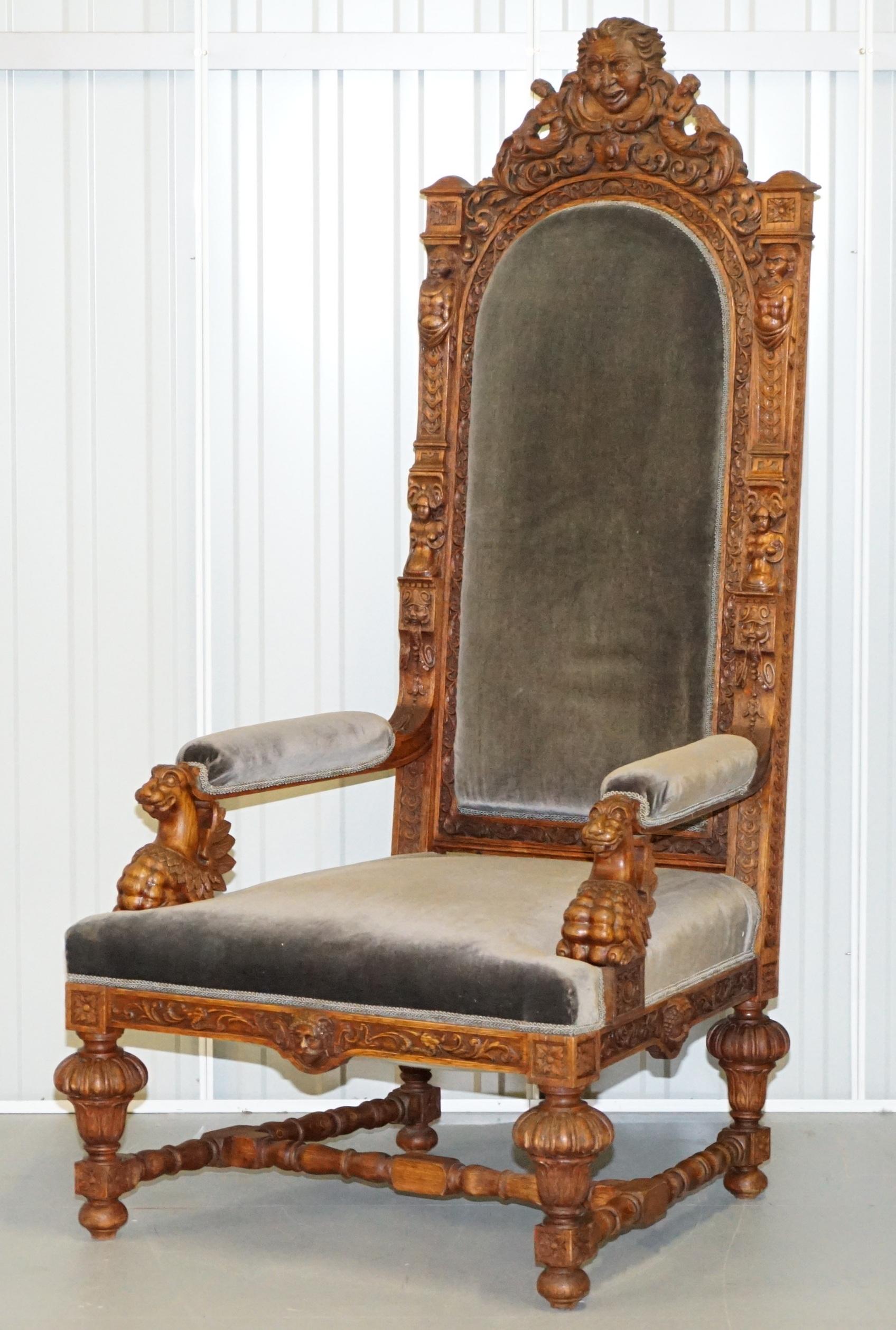 victorian throne