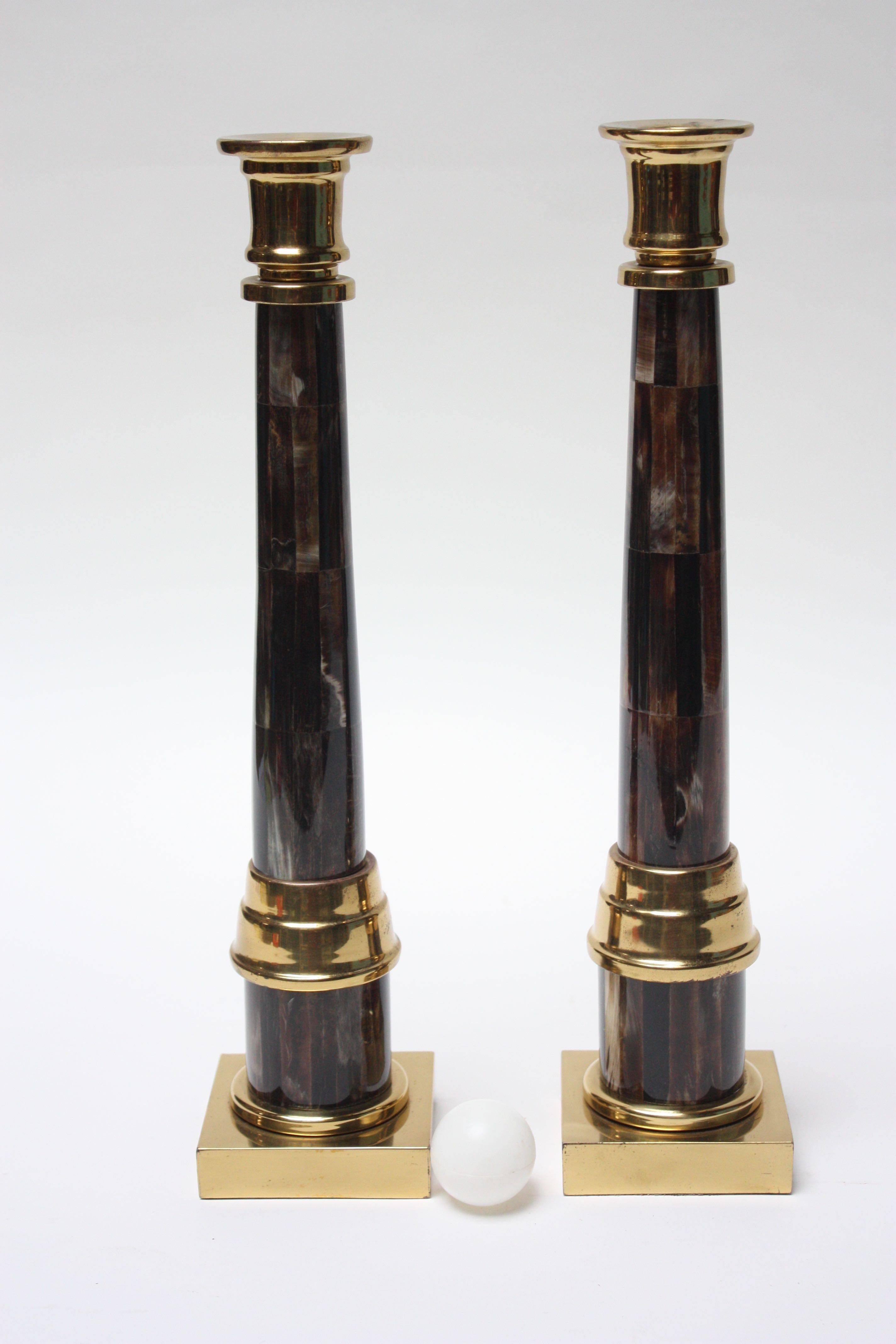 resin candlesticks