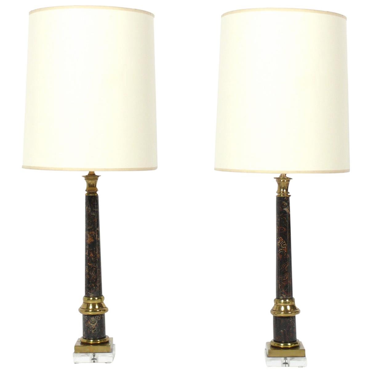 Pair of Enrique Garcel Lamps For Sale