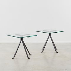 Pareja de mesas auxiliares Enzo Mari Cuginetto, Driade, Italia, 1970