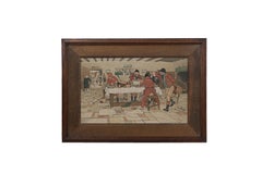 Pair Of Equesrian Hunting Prints, Hunt Breakfast And Hunt Supper After C. Aldin