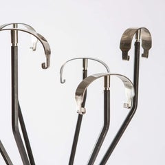 Set of Two "Erato"  Metal Coat Racks by BBPR for Artemide, Italy, 1960s