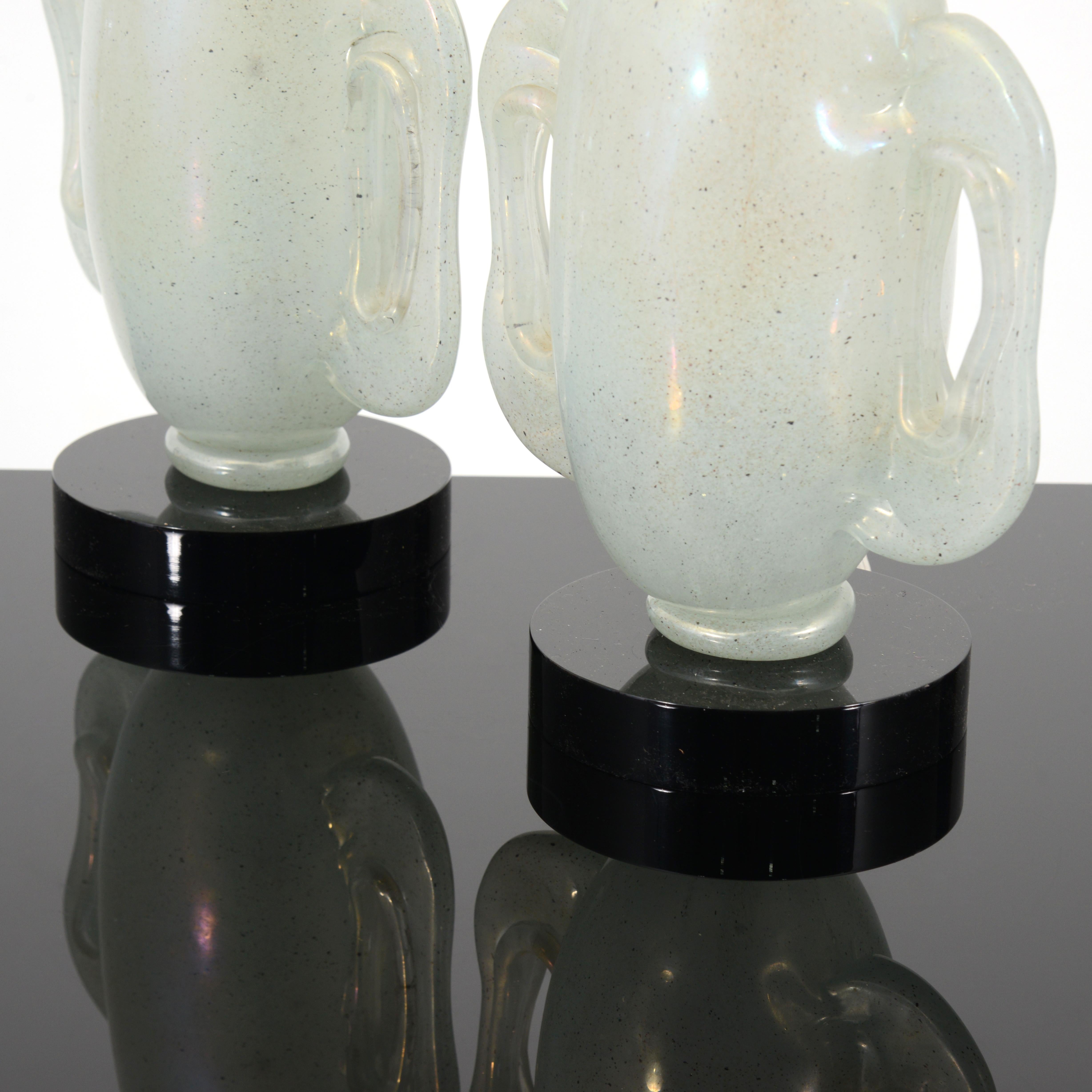 Pair of Ercole Barovier EUGENEO Lamps Vidrio soplado en venta