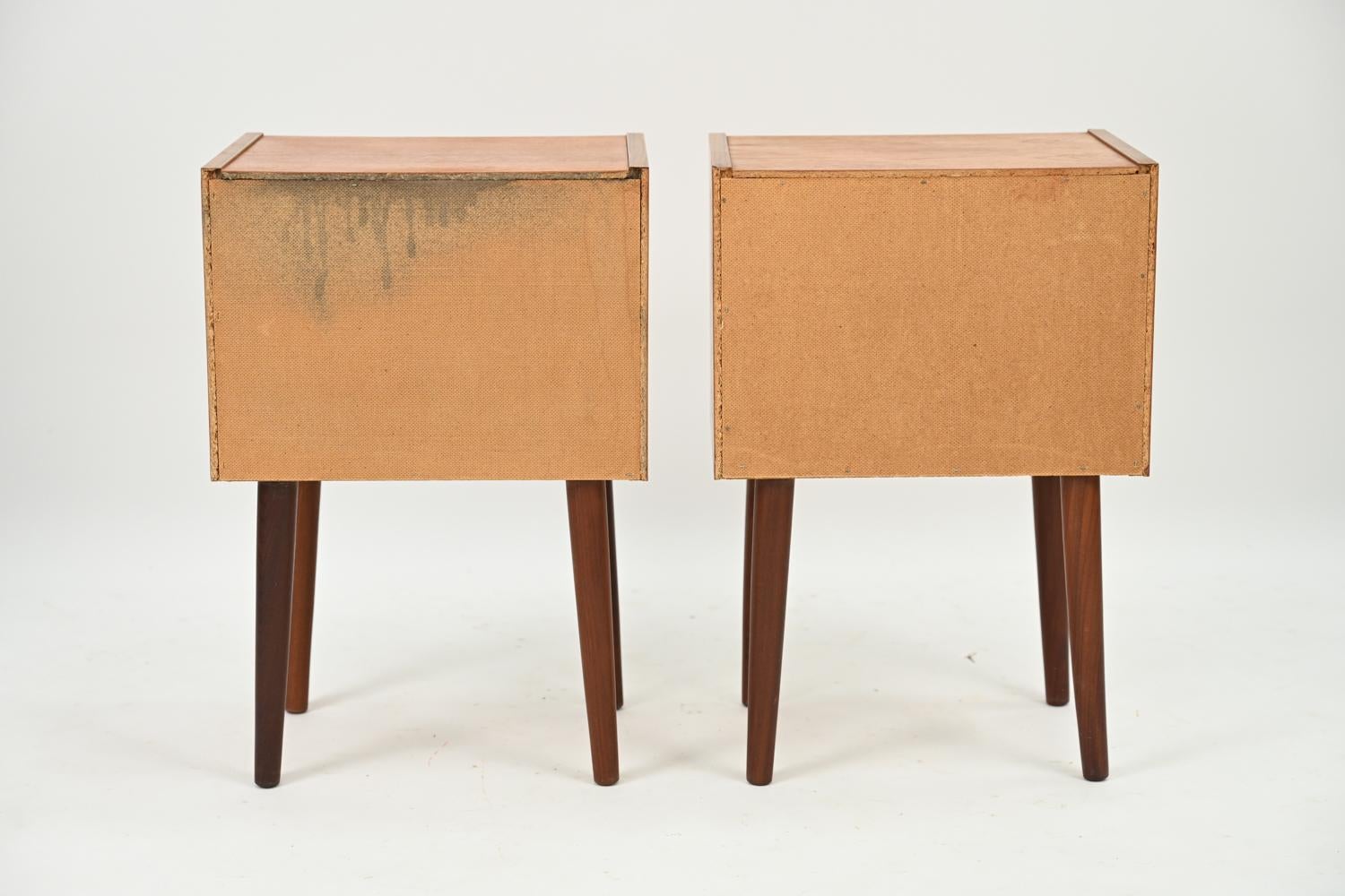 Pair of Erik Brouer Danish Mid-Century Teak Nighstands / End Tables 3