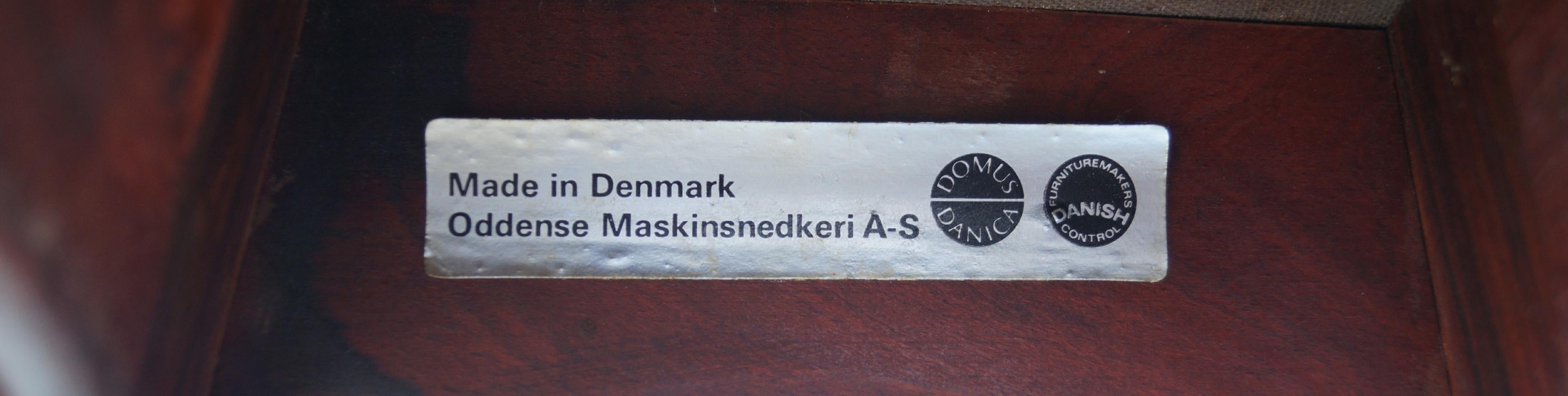 Paar Erik Buch Buck OD-61 Dänische Mid Century Modern Barhocker Palisander im Angebot 5