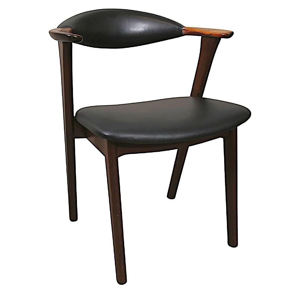 Woodwork Pair of Erik Kirkegaard Model 48A Chairs for Høng Stolefabrik For Sale