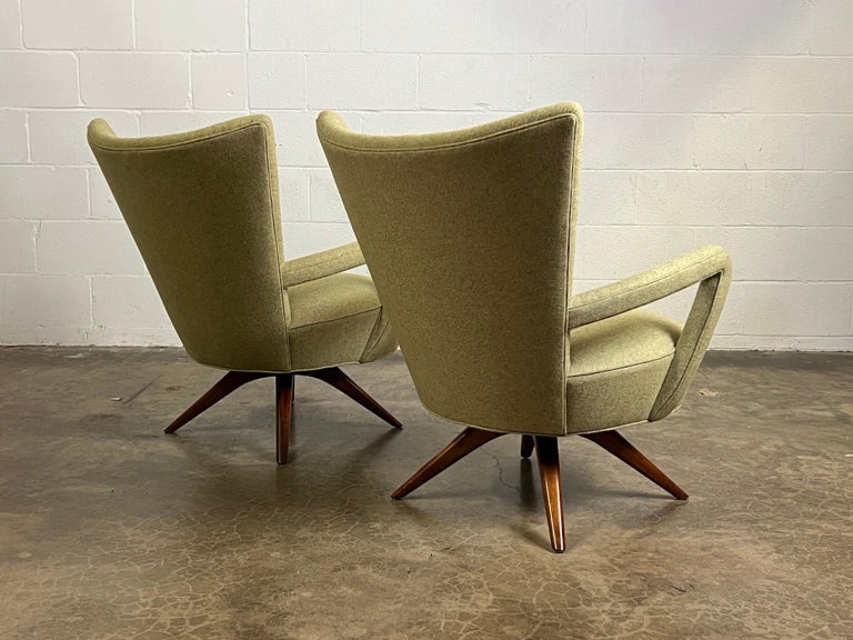 Pair of Ernst Schwadron Lounge Chairs For Sale 5