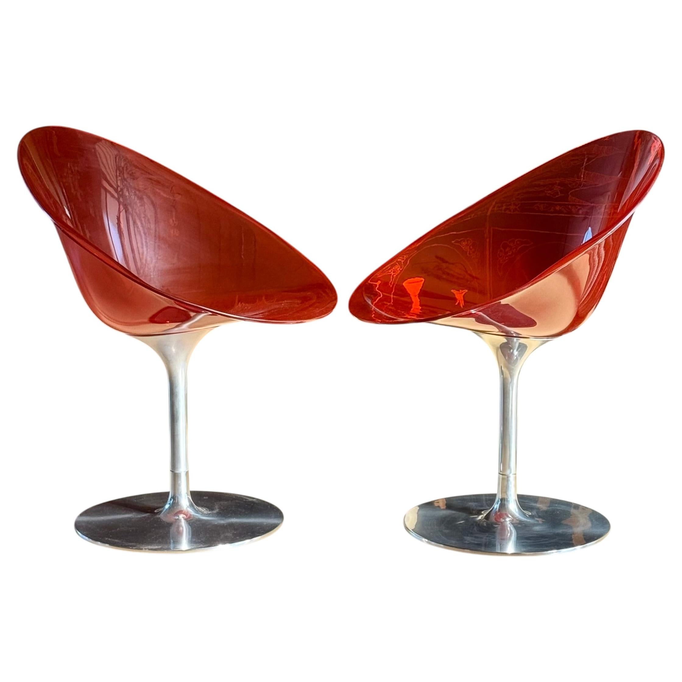 Pareja de sillas Eros de Philippe Starck para Kartell, finales del siglo XX