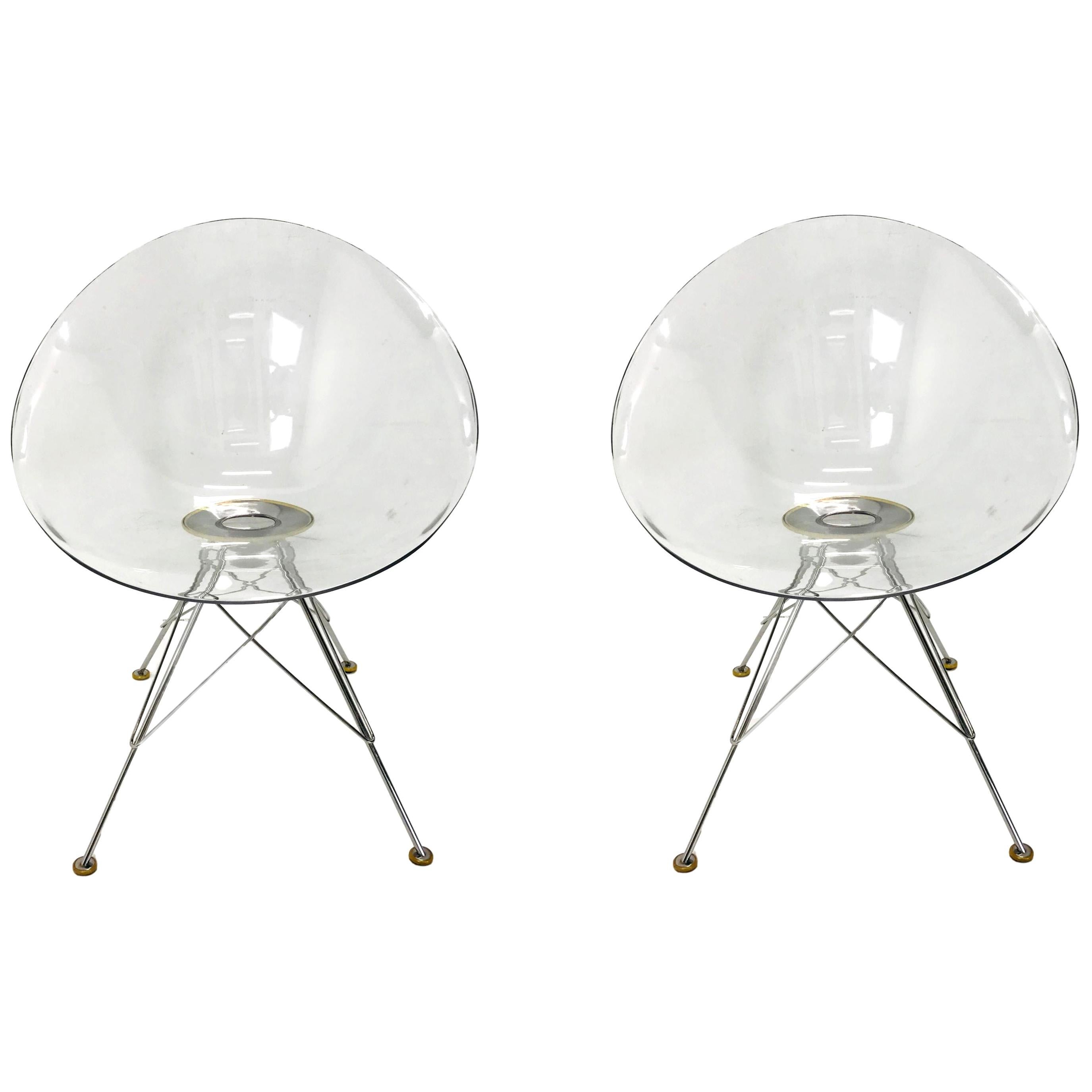 Pair of "Eros" Chairs by Philippe Stark