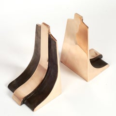 Pair of Esa Fedrigolli Bronze Bookend for Esart Italy