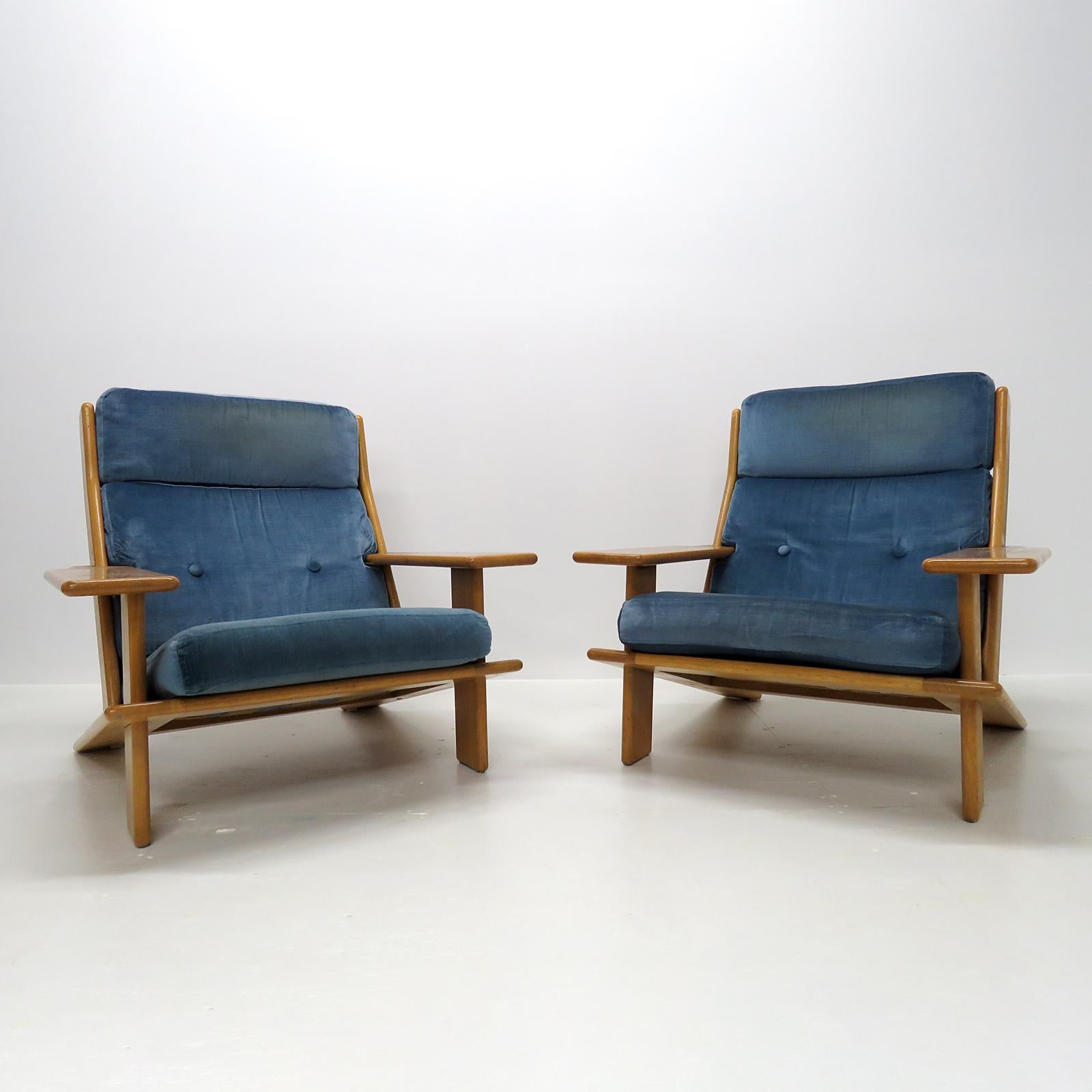 Pair of Esko Pajamies 'Pele' Lounge Chairs, 1970 2