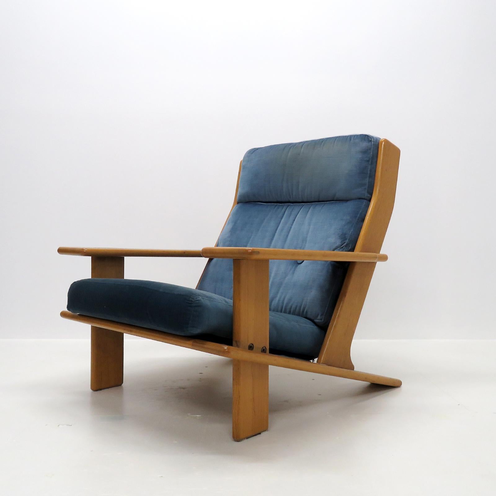 Scandinavian Modern Pair of Esko Pajamies 'Pele' Lounge Chairs, 1970