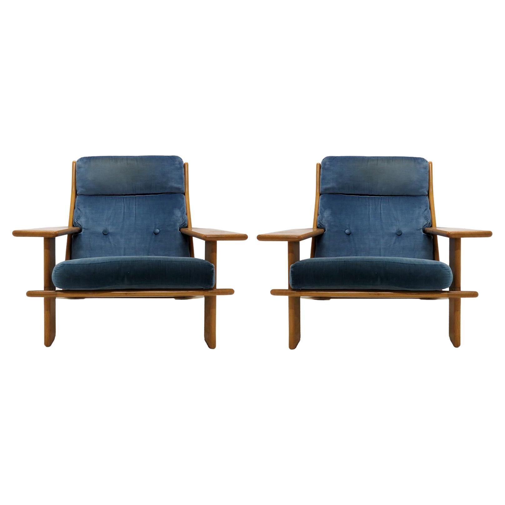 Pair of Esko Pajamies 'Pele' Lounge Chairs, 1970
