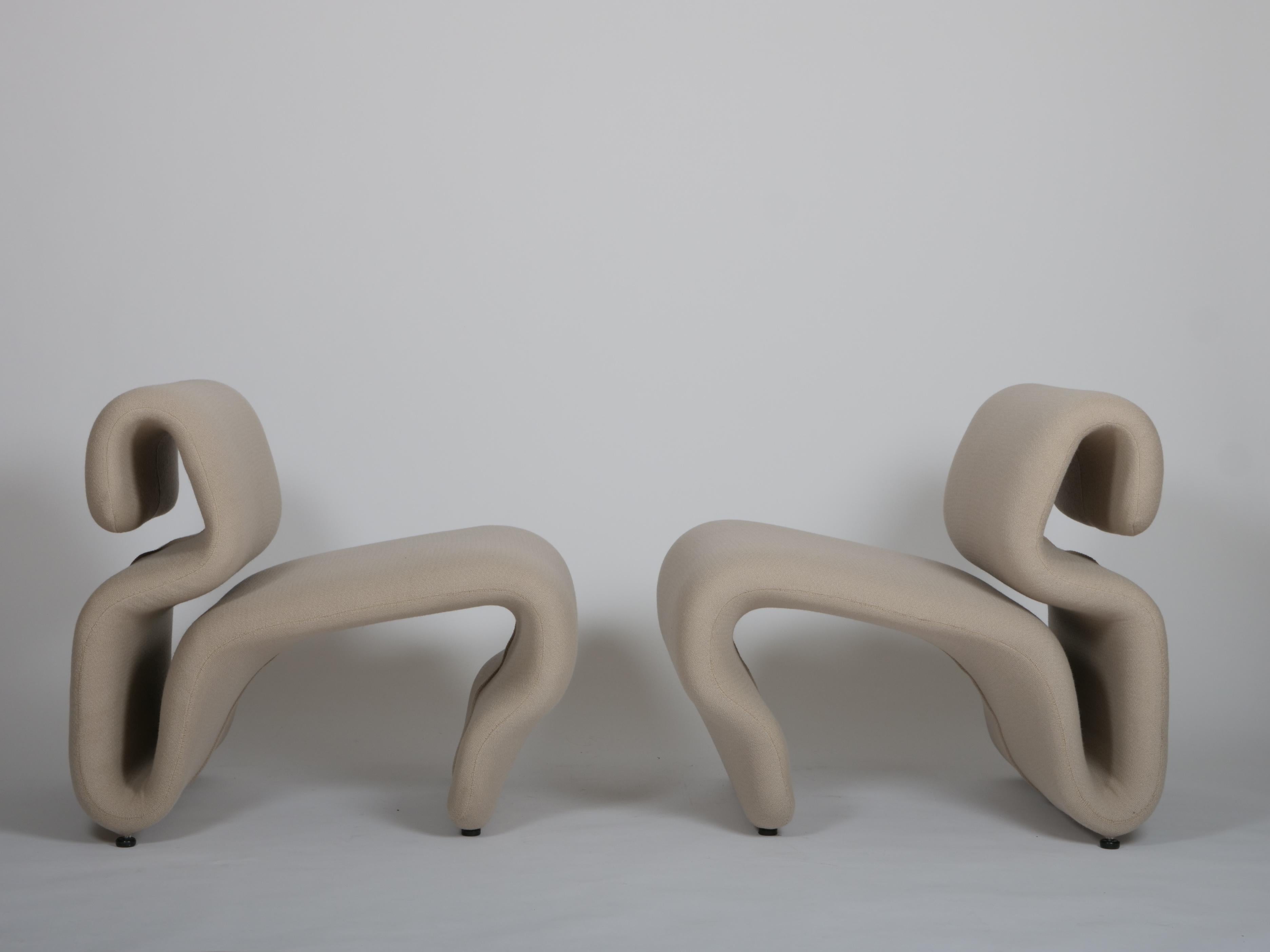 Paire de chaises Etcetera de Jan Ekselius. Suède c1970 en vente 1