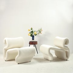 Pair of Etcetera Easy Chair by Jan Ekselius for JOC Sweden 1970s