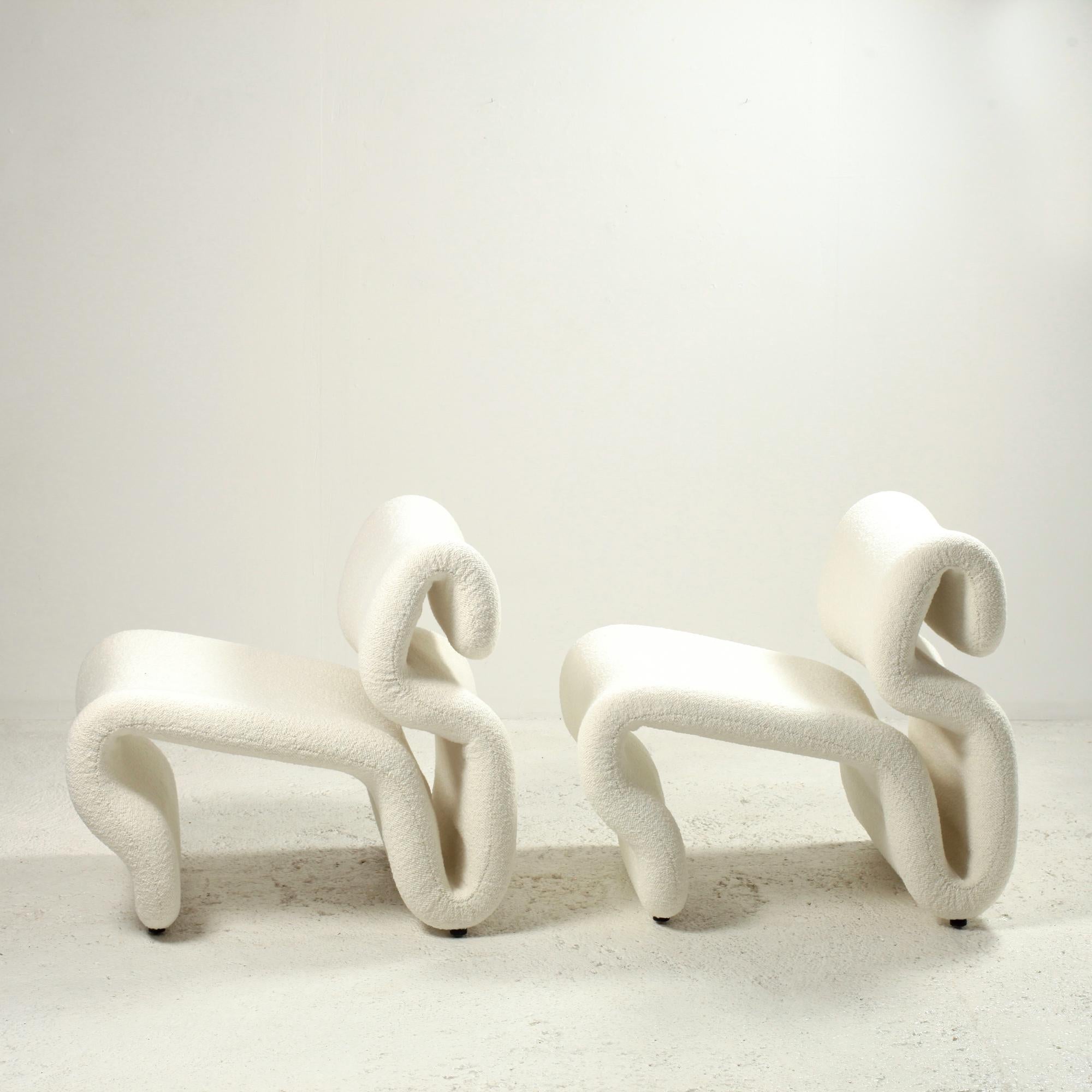 Fin du 20e siècle Paire de fauteuils Etcetera de Jan Ekselius pour JOC Suède 1970