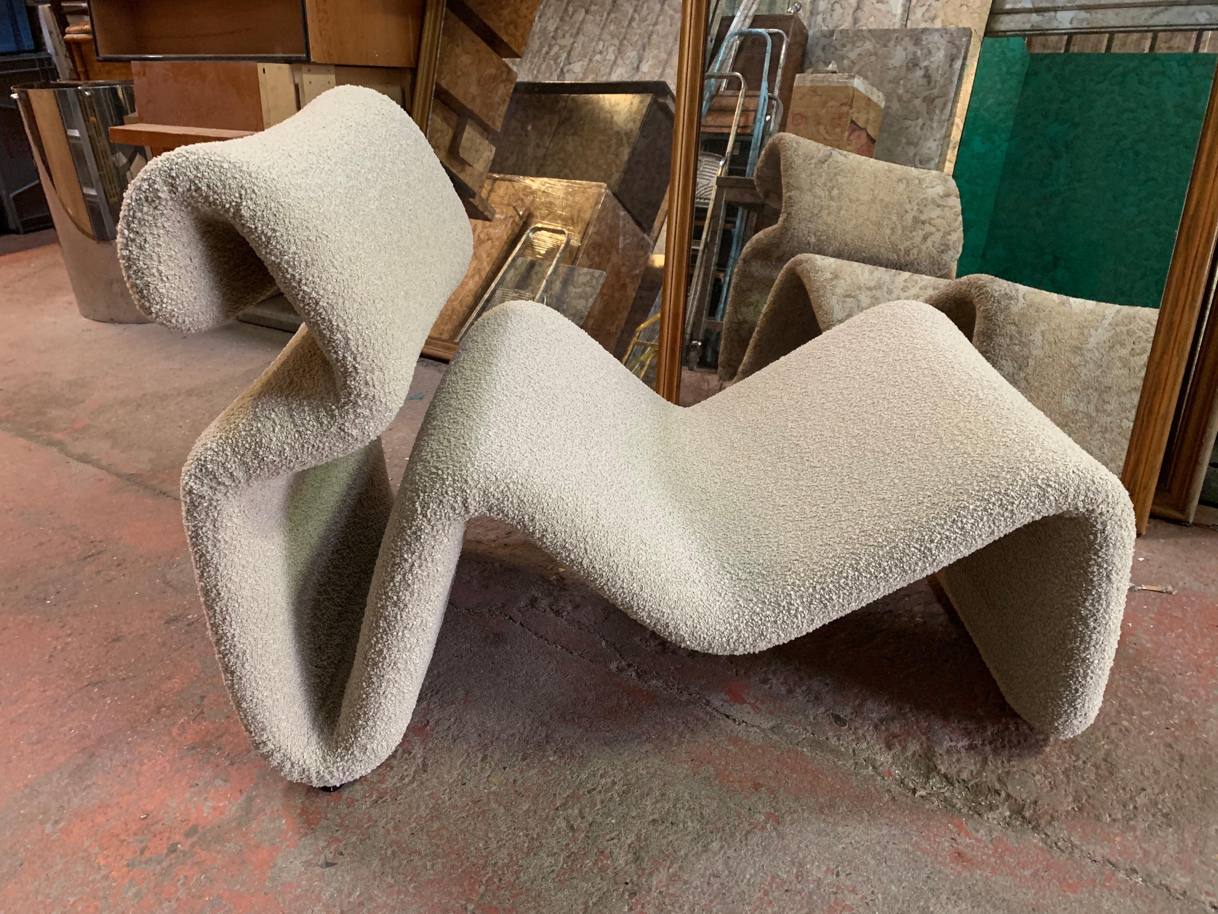Pair of Etcetera Lounge Armchair by Jan Ekselius, Sweden, 1970s In Excellent Condition In SAINT-OUEN, FR