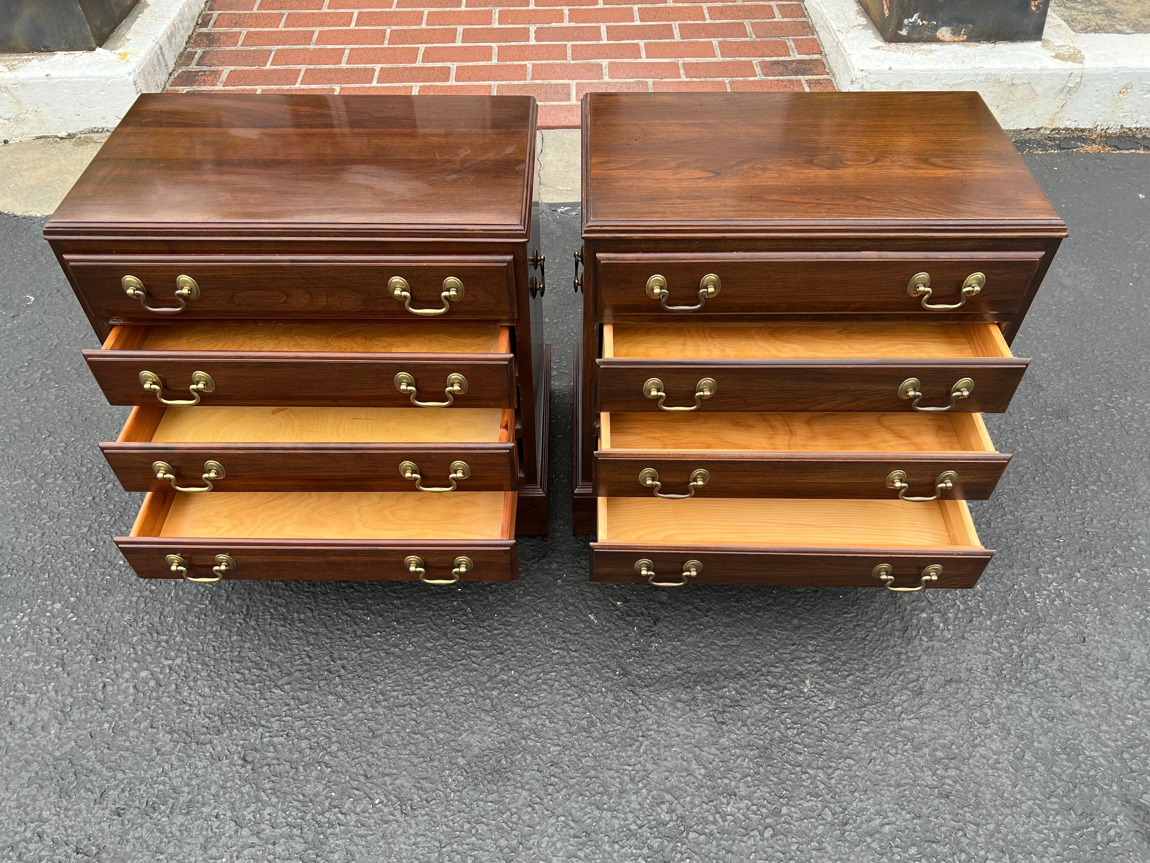 Pair of Ethan Allen Nightstands or End Tables 4