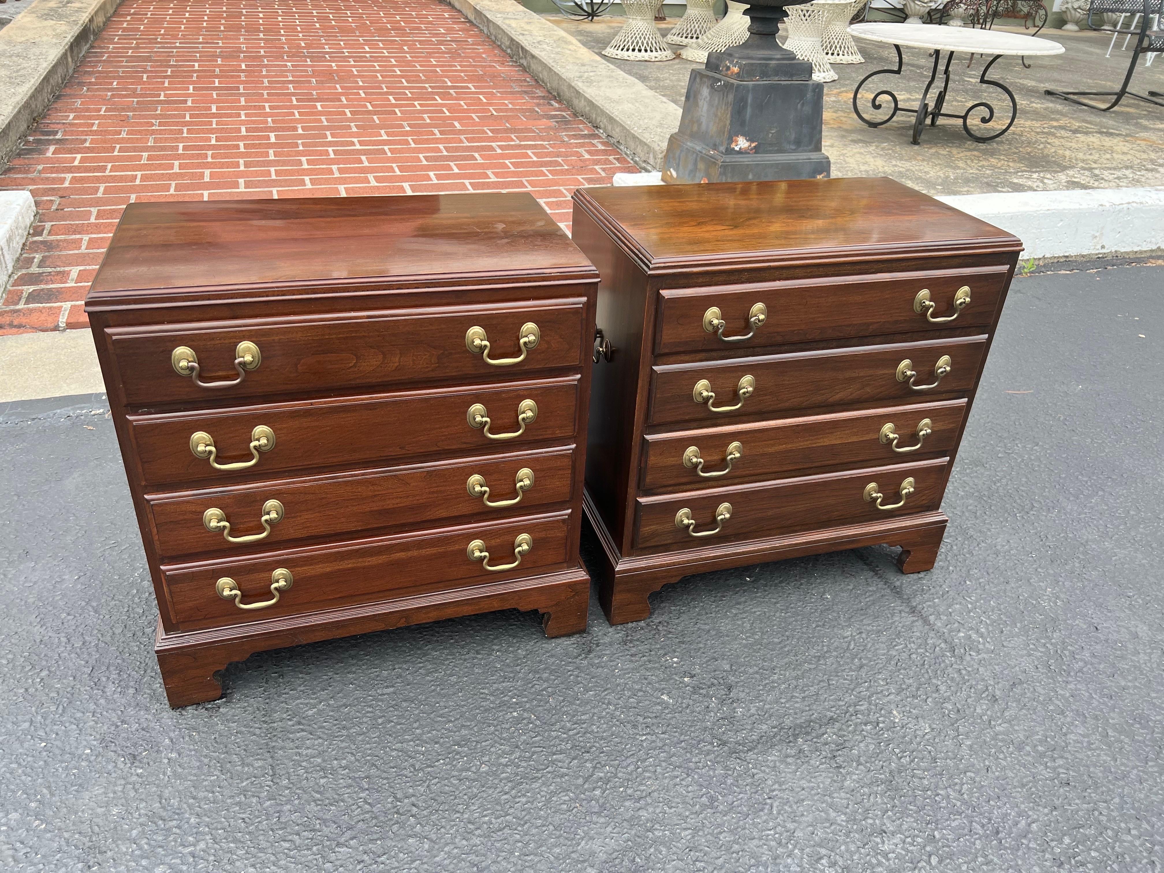 ethan allen georgian court nightstand