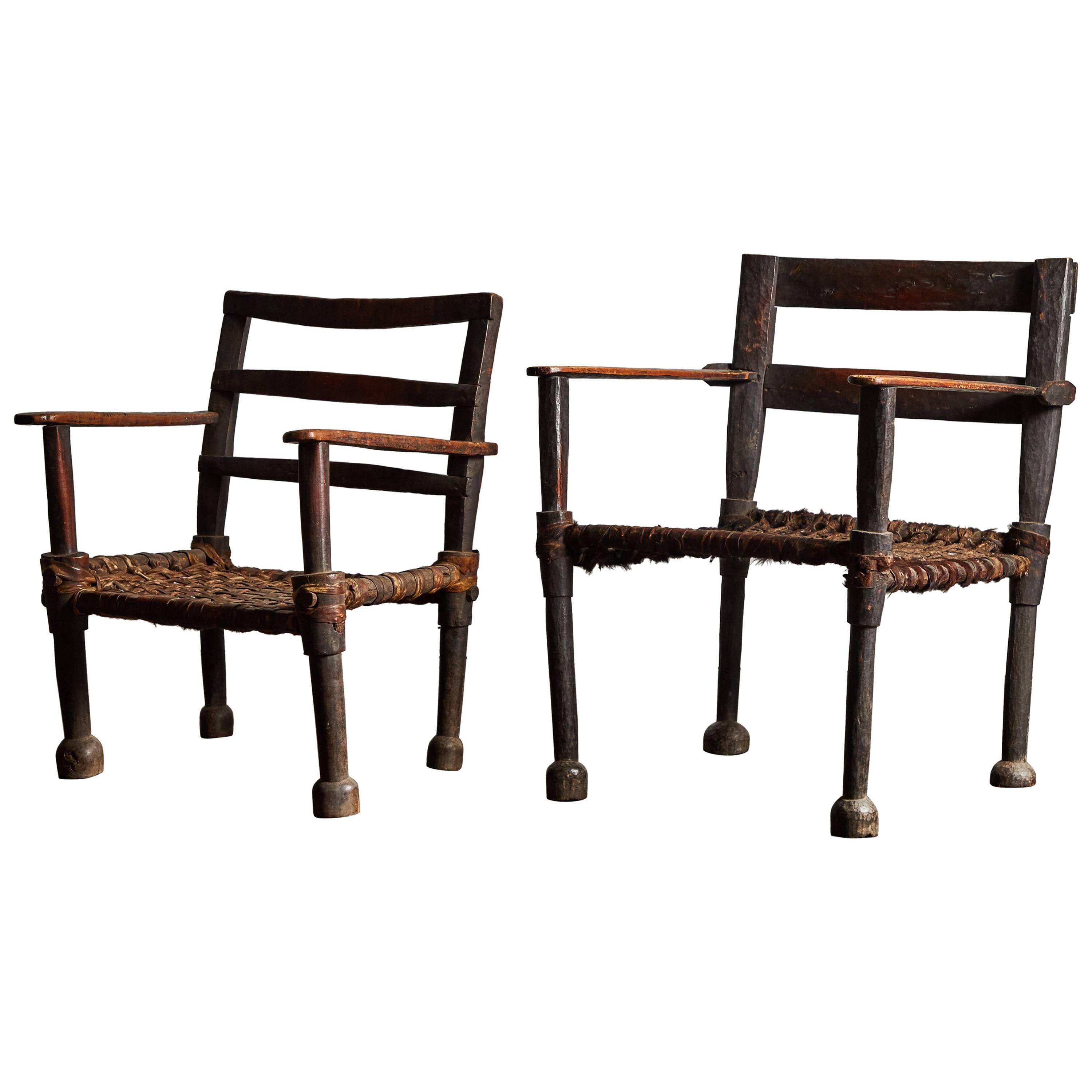 Pair of Ethiopian Chairs