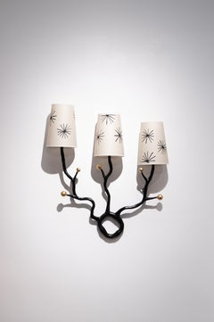 Pair of étincelles sconces by Elizabeth Garouste