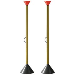 Pair of Ettore Sottsass Callimaco Floor Lamps for Artemide