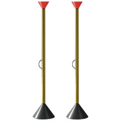 Pair of Ettore Sottsass Callimaco Floor Lamps for Artemide