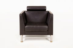 Pair of Ettore Sottsass East Side Armchair for Knoll, circa 1980, Italy