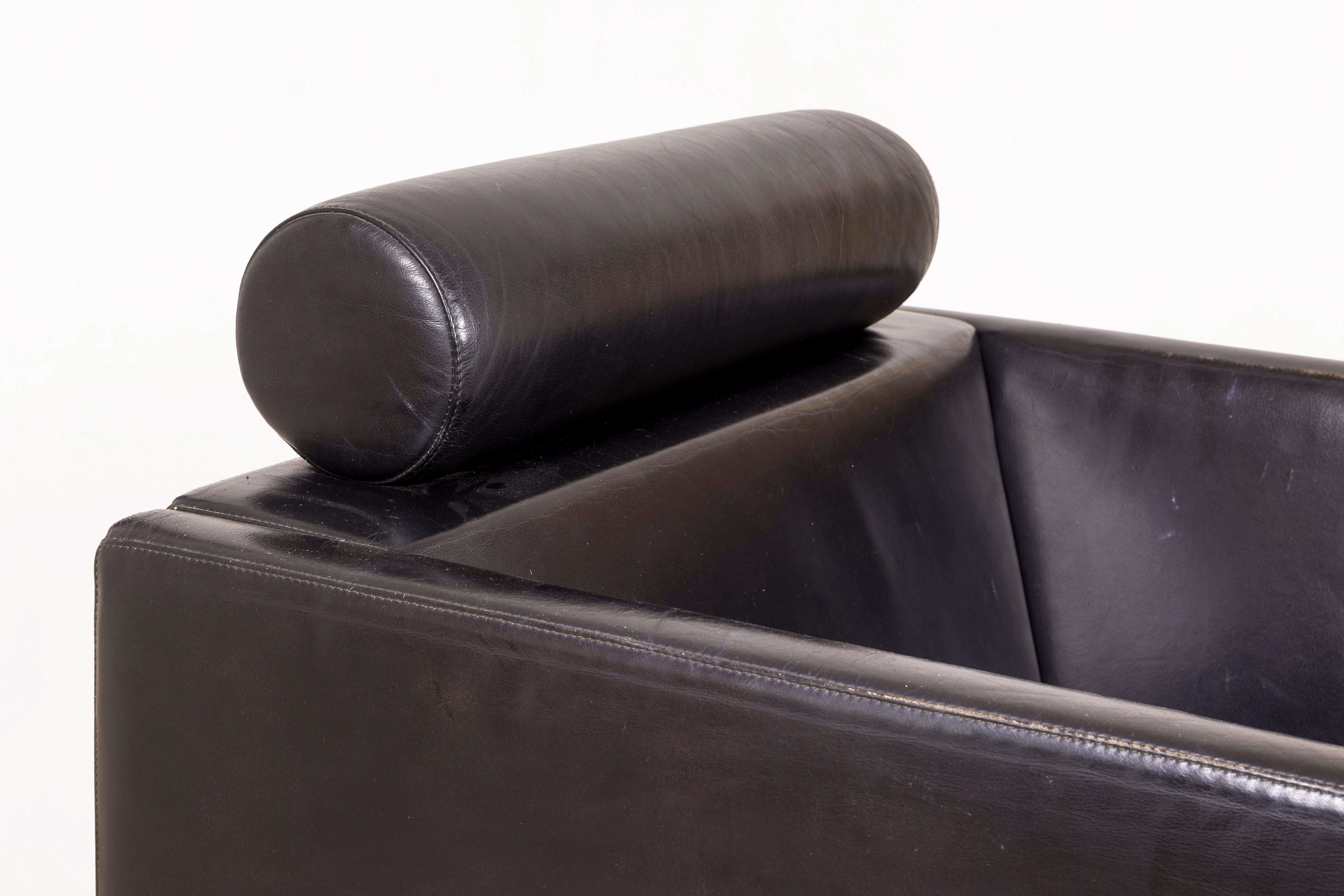 20th Century Pair of Ettore Sottsass East Side Armchair for Knoll, circa 1980, Italy For Sale