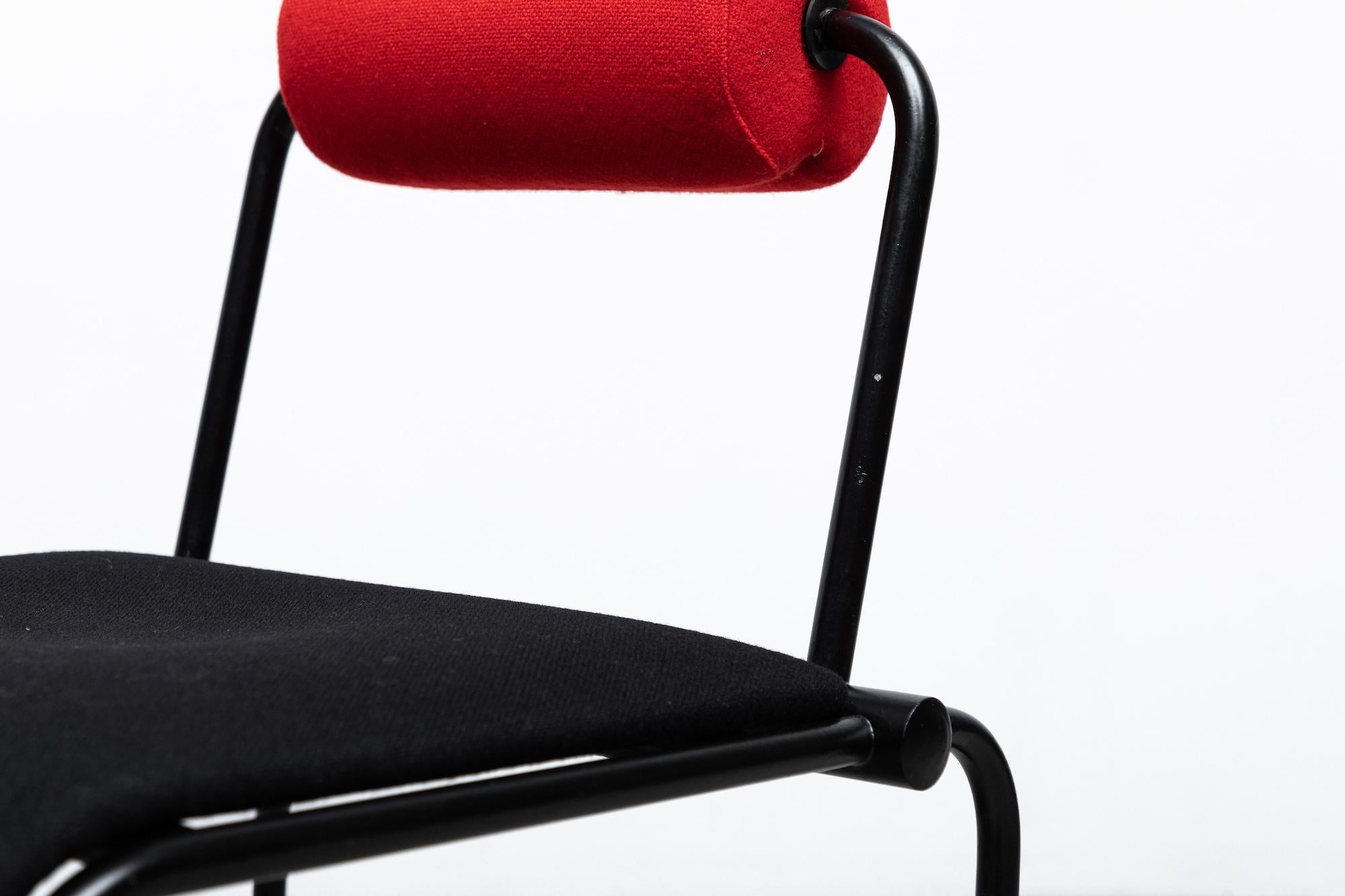 Pair of Ettore Sottsass Inspired MOD Italian Chairs 8