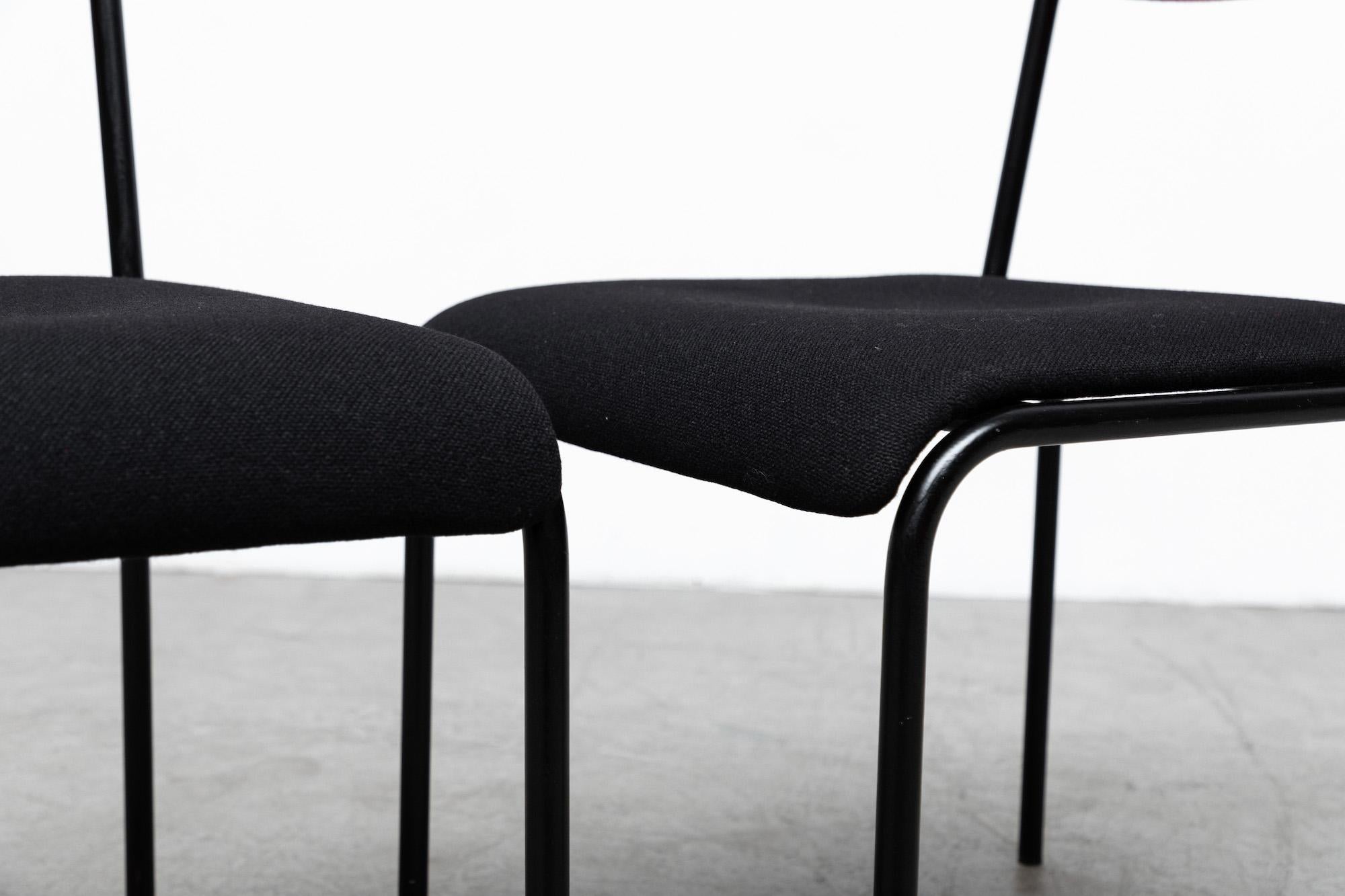 Pair of Ettore Sottsass Inspired MOD Italian Chairs 11