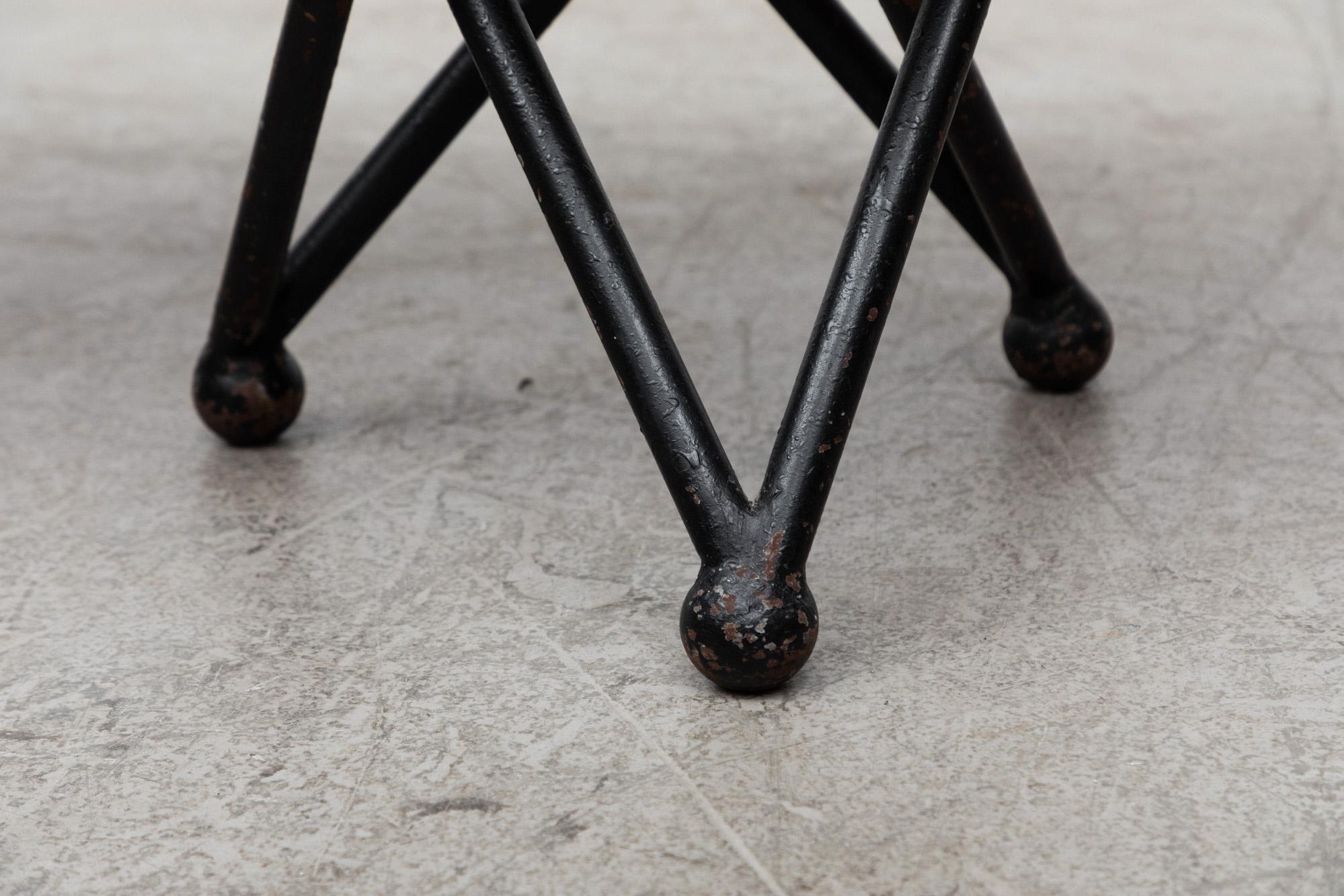 Pair of Ettore Sottsass Style Red Granite Side Tables with Architectural Bases For Sale 7