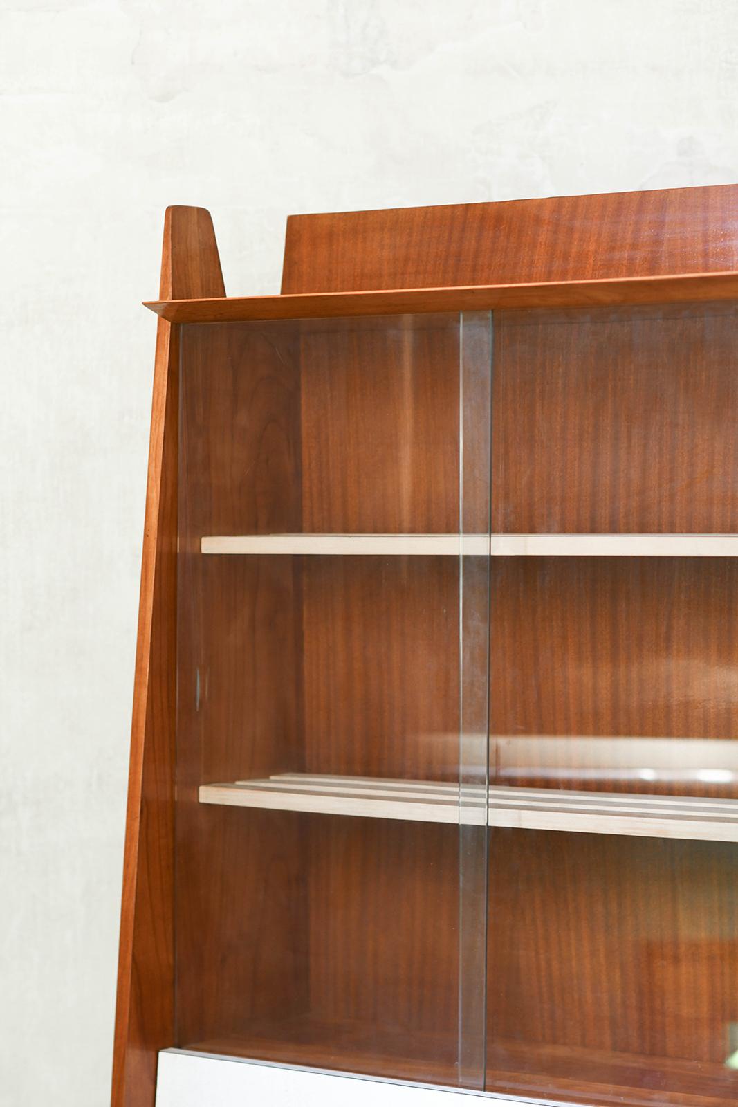 Pair of Eugenia Alberti Reggio Sideboards with Risers, 1950s For Sale 3