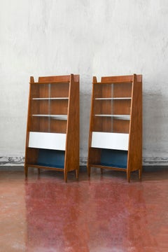 Paire de  Buffets Eugenia Alberti Reggio avec contremarches. 1950s