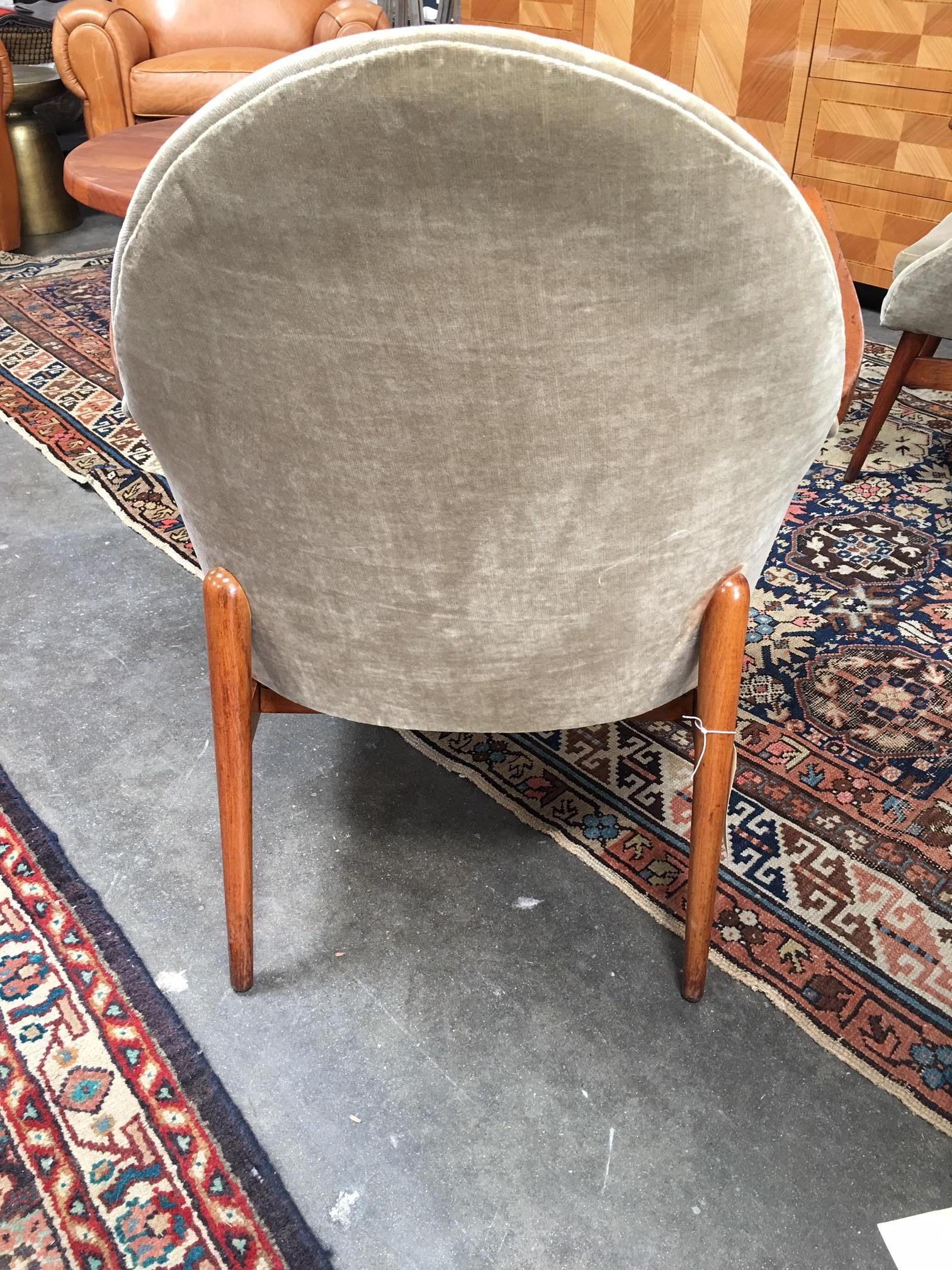 Pair of European Mid-Century Modern Chairs 2