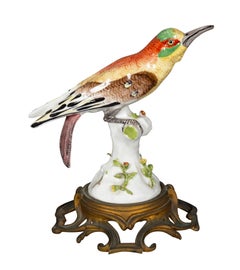 Pair of European Porcelain Figures of Sunbirds